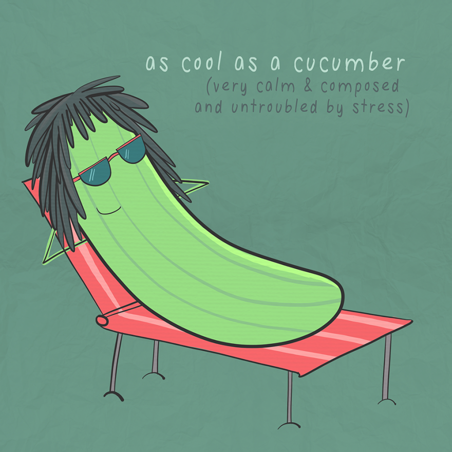 As cool as a cucumber