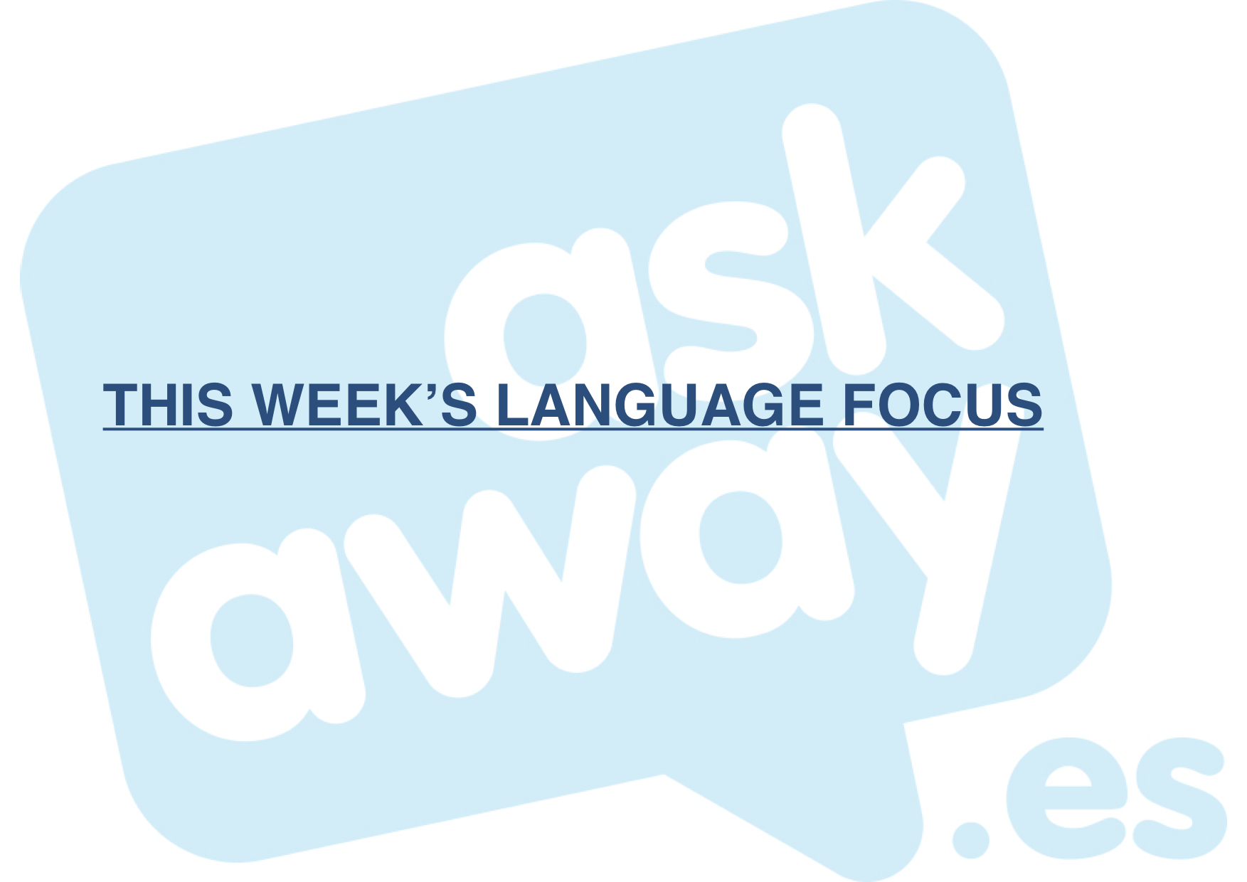 Tip of the week: Language Errors